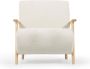 Kave Home Meghan Fauteuil Wit (naturel) - Thumbnail 4