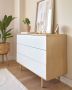 Kave Home Anielle commode met 3 laden in massief essenfineer 99 x 78 5 cm - Thumbnail 11