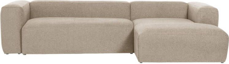 Kave Home Loungebank 'Blok' Rechts 300cm kleur Beige