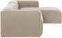 Kave Home 3-zitsbank Blok beige met chaise longue rechts 300 cm - Thumbnail 4