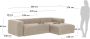 Kave Home 3-zitsbank Blok beige met chaise longue rechts 300 cm - Thumbnail 11