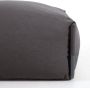 Kave Home Square poef in donkergrijs en zwart voor 100% outdoor modulaire bank 101 x 101 cm - Thumbnail 4