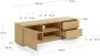 Kave Home Abilen TV meubel met 1 deur en 2 laden in eikenfineer 150 x 43 6 cm FSC 100% FSC - Thumbnail 5