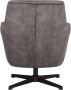 LABEL51 Draaibare Fauteuil 'Toby' Velvet kleur Antraciet - Thumbnail 4