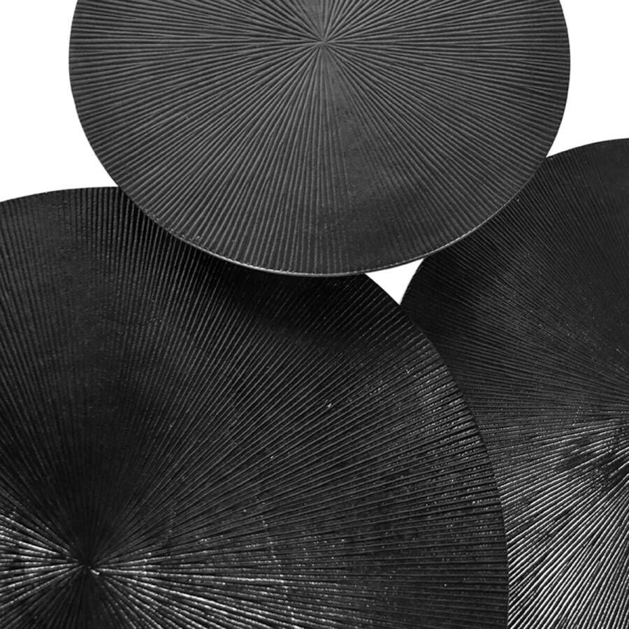 LABEL51 Salontafel 'Nobby' Set van 3 stuks kleur Zwart