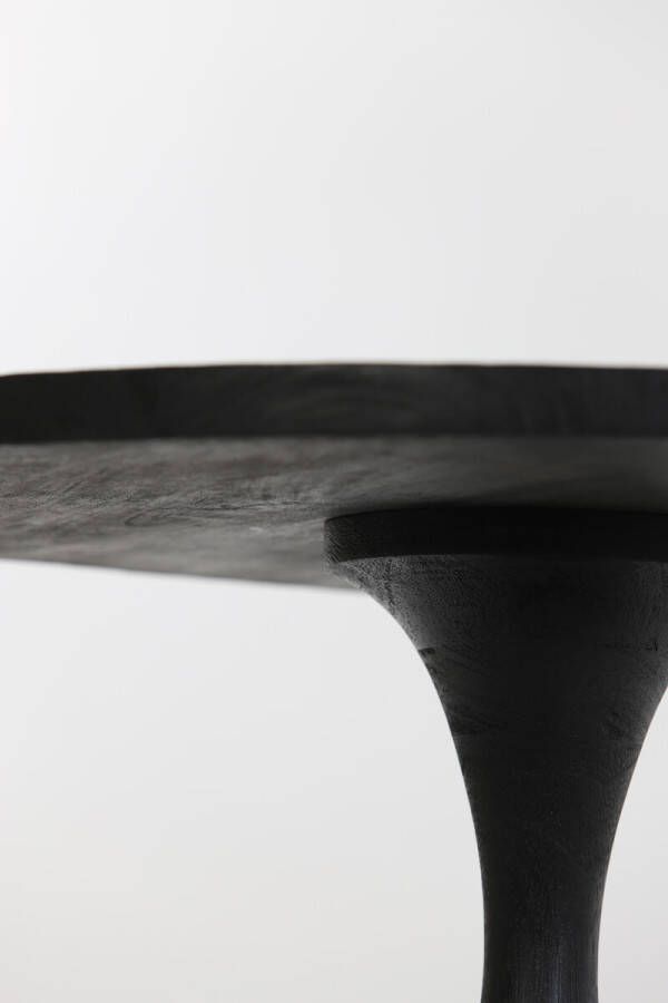 Light & Living Bijzettafel 'Bicaba' Ø50cm hout zwart