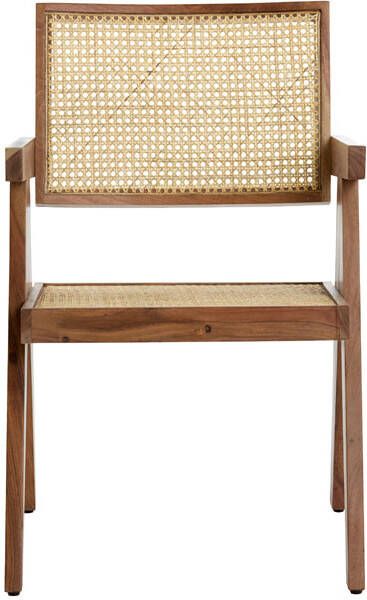 Light & Living Fauteuil 'Morazan' Hout en rotan kleur Naturel