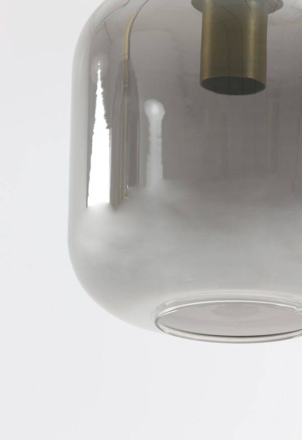 Light & Living Hanglamp 'Lekar' Ø16cm Antiek Brons Smoke