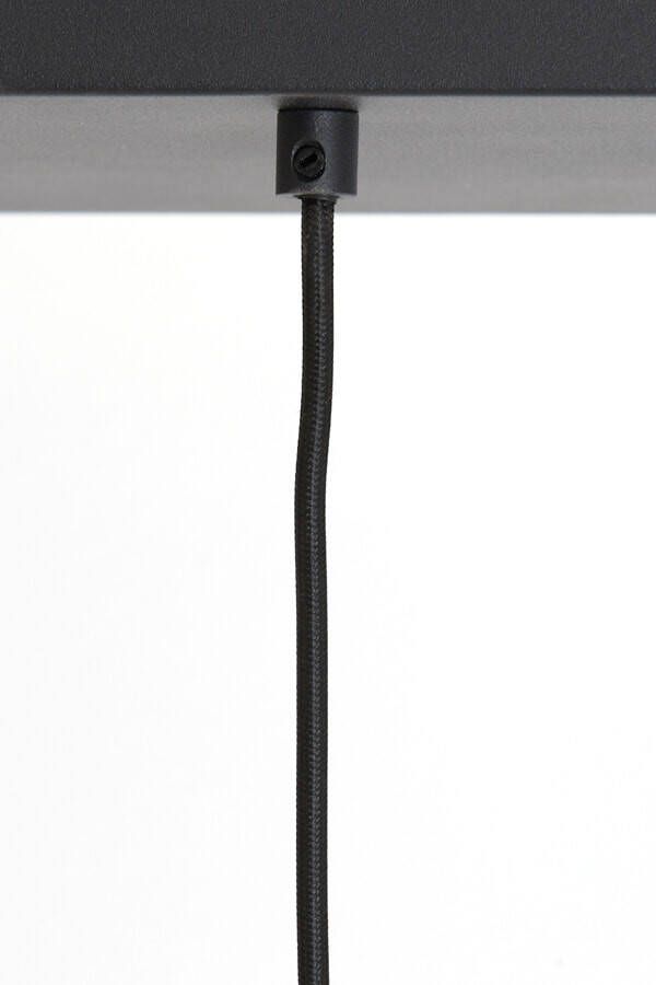 Light & Living Hanglamp 'Lekar' 3-Lamps kleur Zwart Smoke