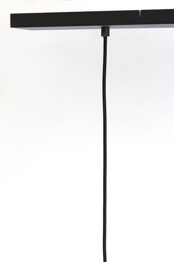Light & Living Hanglamp 'Lekar' 3-Lamps kleur Zwart Smoke