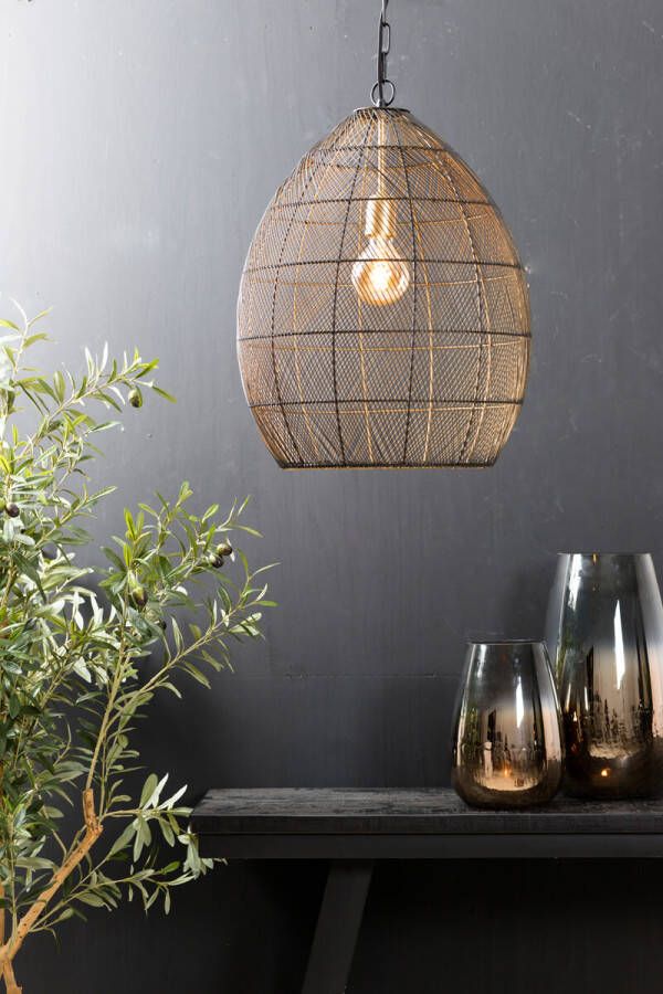 Light & Living Hanglamp 'Meya' 40cm kleur Zwart