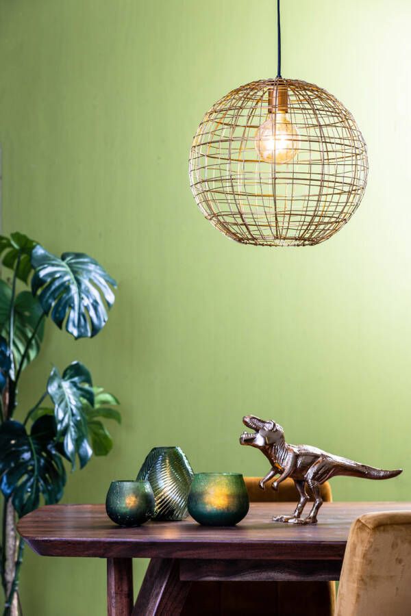 Light & Living Hanglamp 'Mirana' 35cm goud