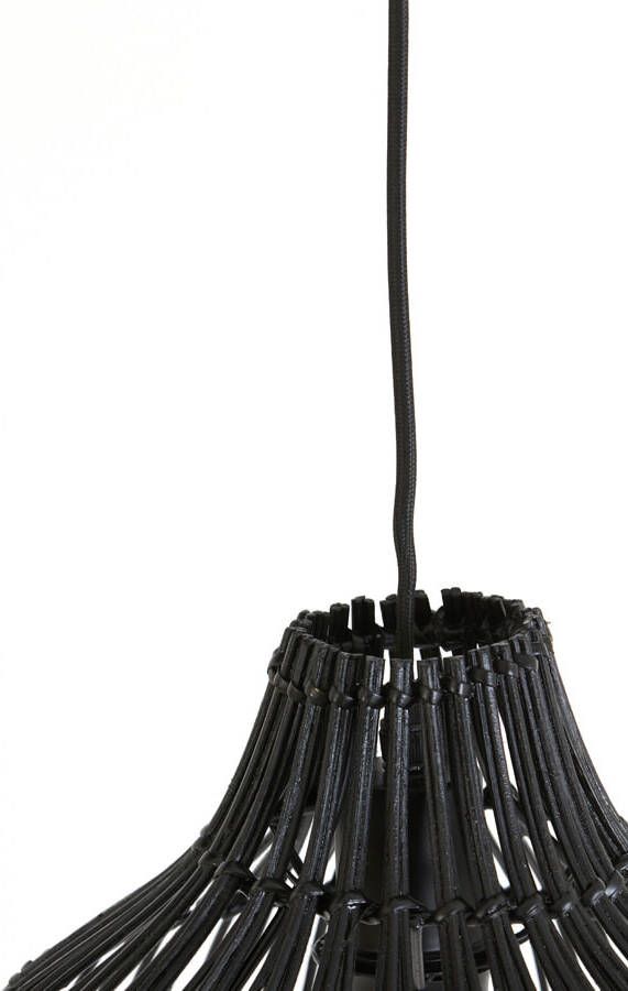 Light & Living Hanglamp 'Pacino' Rotan Ø30cm kleur Zwart