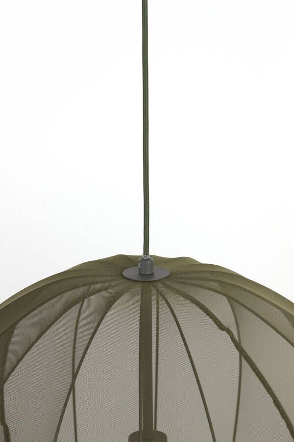 Light & Living Hanglamp 'Plumeria' 50cm kleur Donkergroen