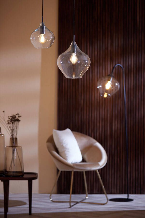 Light & Living Hanglamp 'Rakel' 27cm kleur Mat Zwart