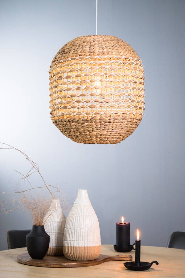 Light & Living Hanglamp 'Tripoli' 60cm kleur Naturel