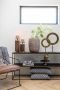 Light & Living Light&living Side table 150x40x70 cm CHISA hout zwart-ant brons - Thumbnail 2