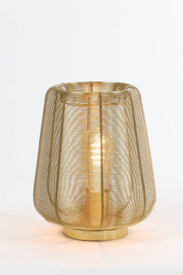 Light & Living Tafellamp 'Adeta' 22cm goud