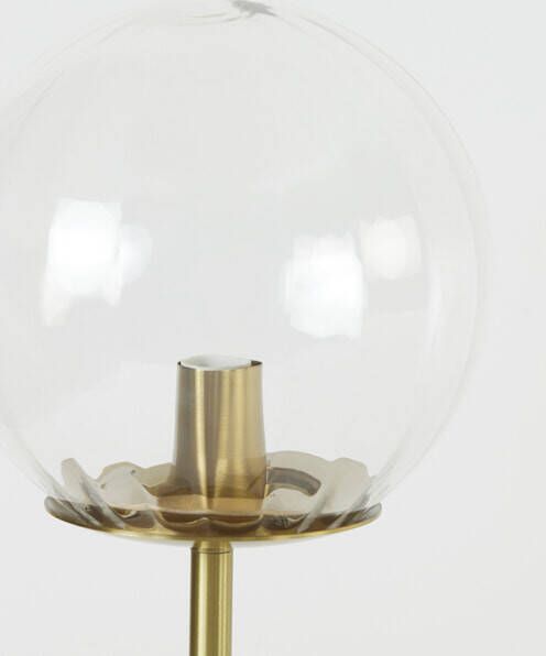 Light & Living Tafellamp 'Magdala' Ø20cm kleur Transparant