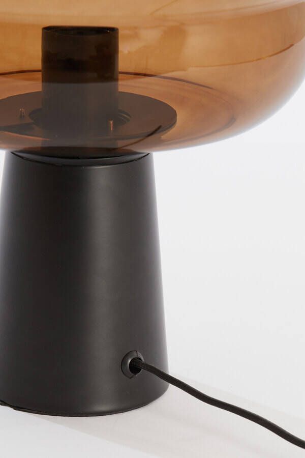 Light & Living Tafellamp 'Misty' 30cm kleur Bruin
