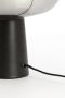 Light & Living Tafellamp 'Misty' 30cm kleur Smoke Mat Zwart - Thumbnail 2