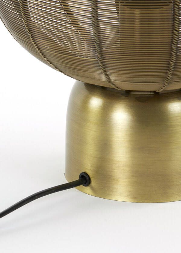 Light & Living Tafellamp 'Suneko' 34cm hoog kleur Antiek Brons