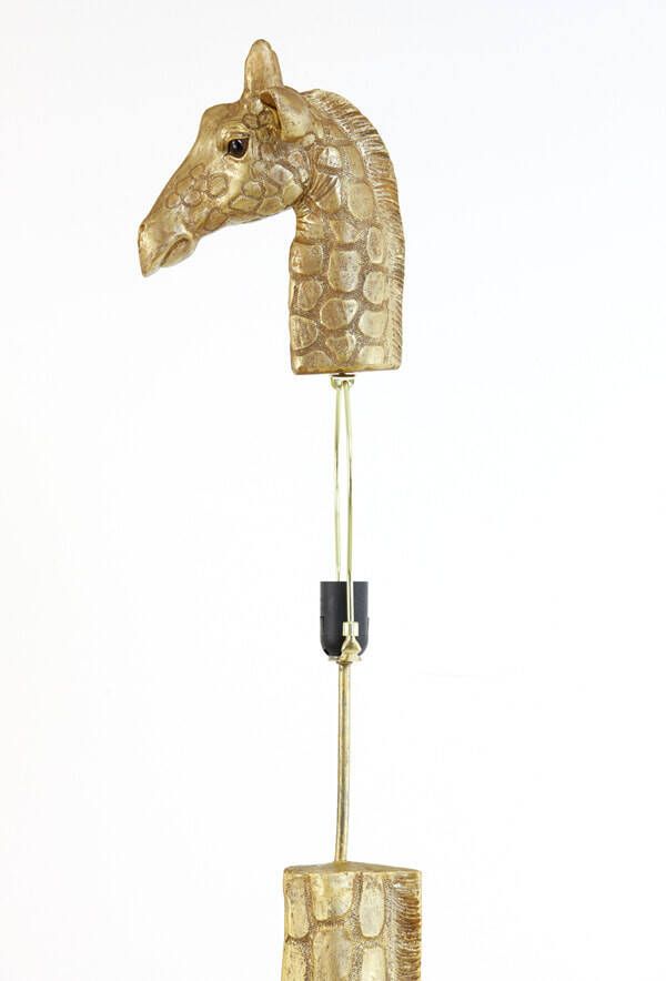 Light & Living Vloerlamp 'Giraffe' 184cm kleur Antiek Brons (excl. kap)