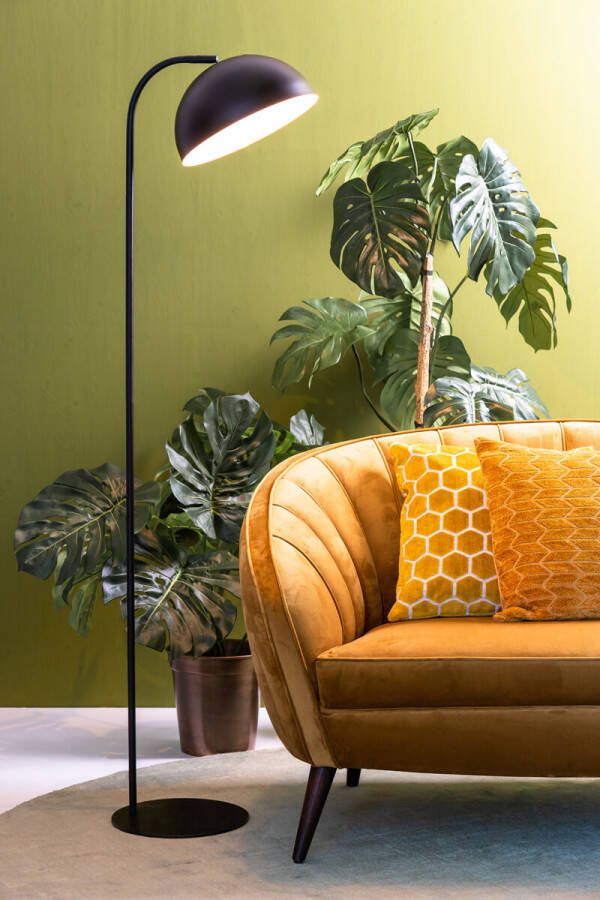 Light & Living Vloerlamp 'Mette' kleur Mat Zwart