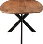 Livingfurn Eetkamertafel Jesper Danish Oval 230cm Mangohout Gecoat Staal - Thumbnail 3