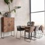 Riviera Maison Frisco Drive Counter St Pel Coffee Pellini Leer IJzer 57.0x52.0x99.0 cm - Thumbnail 10