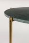 Housecraft Living Housecraft Timpa Bijzettafel Marmer Rond 44x44 cm Groen Goud - Thumbnail 5