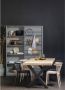 WOOOD Eettafel 'Tablo' Mangohout Visgraat met X-poot 200 x 90cm - Thumbnail 4