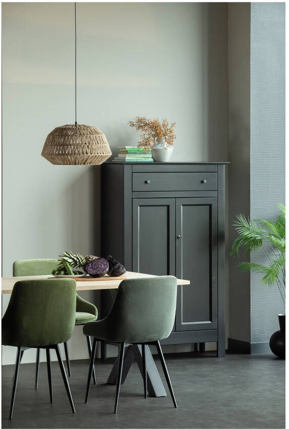 WOOOD Eettafel 'Tablo' met X-poot 160 x 90cm