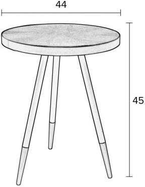 ZILT Bijzettafel 'Solbjørg' 44cm