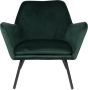 AnLi Style Lounge Chair Bon Velvet Green - Thumbnail 4