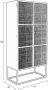Housecraft Living Housecraft Guuji Kast op wieltjes Hoog 2 deurs Rotan Metaal Zwart - Thumbnail 12