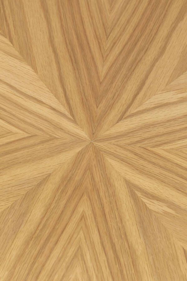 ZILT Ronde Bijzettafel 'Memo' Eikenhout 50cm kleur Naturel