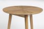 Housecraft Living Housecraft Fabio Bijzettafel Rond Hout 50x50 cm Naturel - Thumbnail 4