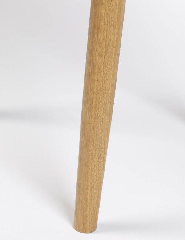 ZILT Ronde Bijzettafel 'Memo' Eikenhout 50cm kleur Naturel