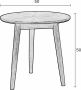 Housecraft Living Housecraft Fabio Bijzettafel Rond Hout 50x50 cm Naturel - Thumbnail 8