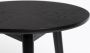 Housecraft Living Housecraft Fabio Bijzettafel Rond Hout 50x50 cm Zwart - Thumbnail 5