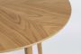 Housecraft Living Housecraft Fabio Eettafel Rond Hout 120 cm Naturel - Thumbnail 6