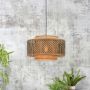 GOOD&MOJO Good & Mojo Hanglamp BHUTAN Bamboe Product Grootte: Small (40x34 cm) Product Met gloeilamp: Nee - Thumbnail 3