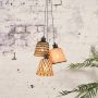 GOOD&MOJO Hanglamp Kalimantan Bamboe Zwart 44x44x36cm 3L Scandinavisch Bohemian Hanglampen Eetkamer Slaapkamer Woonkamer - Thumbnail 2