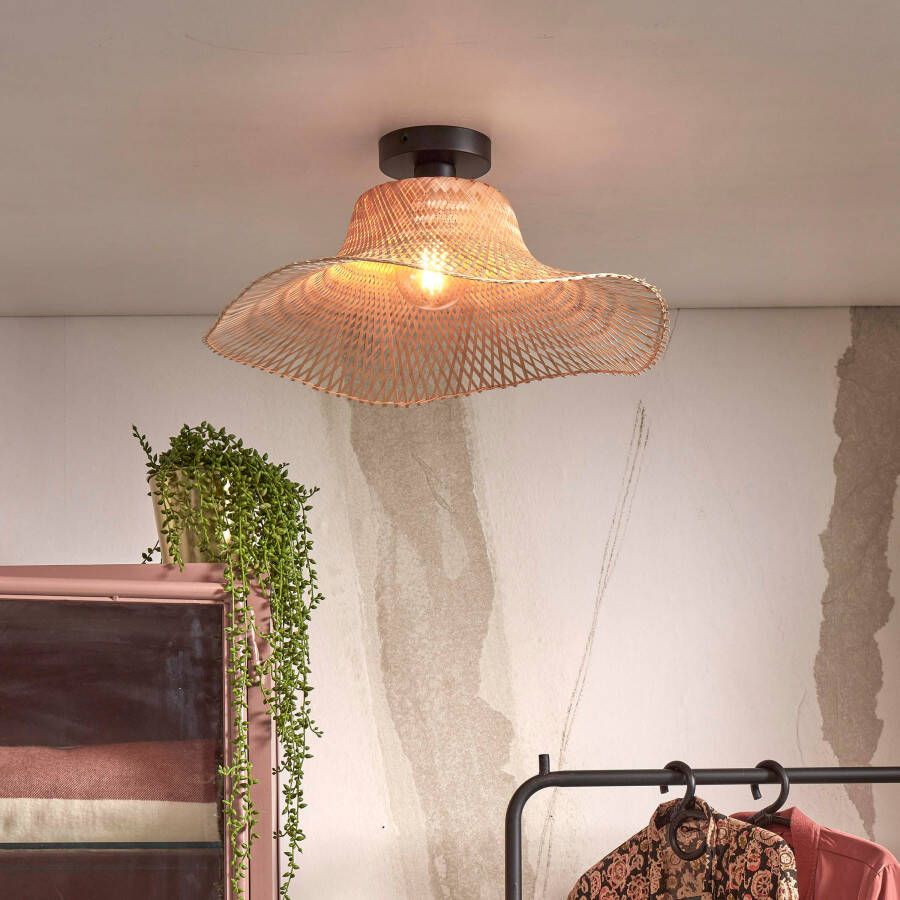 GOOD&MOJO Plafondlamp Ibiza Bamboe 50cm