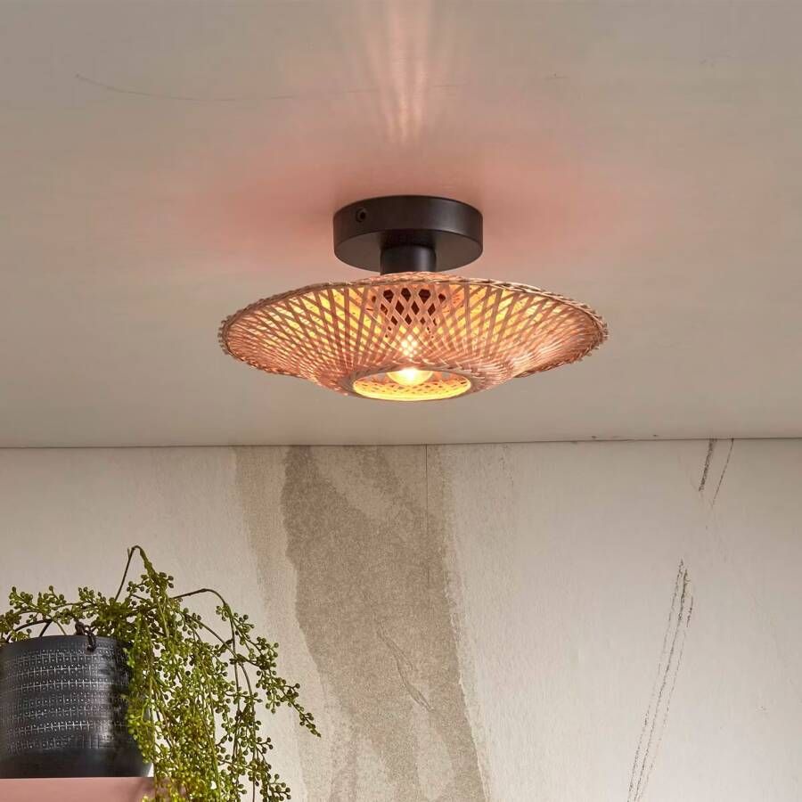 GOOD&MOJO Plafondlamp Kalimantan Bamboe 30cm Naturel - Foto 3