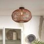 GOOD&MOJO Plafondlamp Madeira Rotan 48cm Naturel - Thumbnail 2