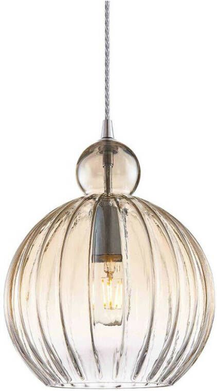 Halo Design Hanglamp 'BALL' Ø25cm kleur Amber