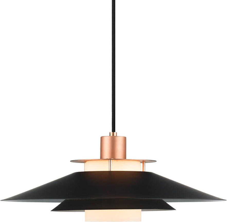 Halo Design Hanglamp 'RIVOLI' Ø40cm kleur Zwart Koper