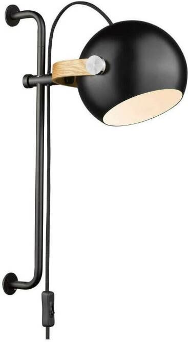 Halo Design Wandlamp 'D.C' kleur Zwart